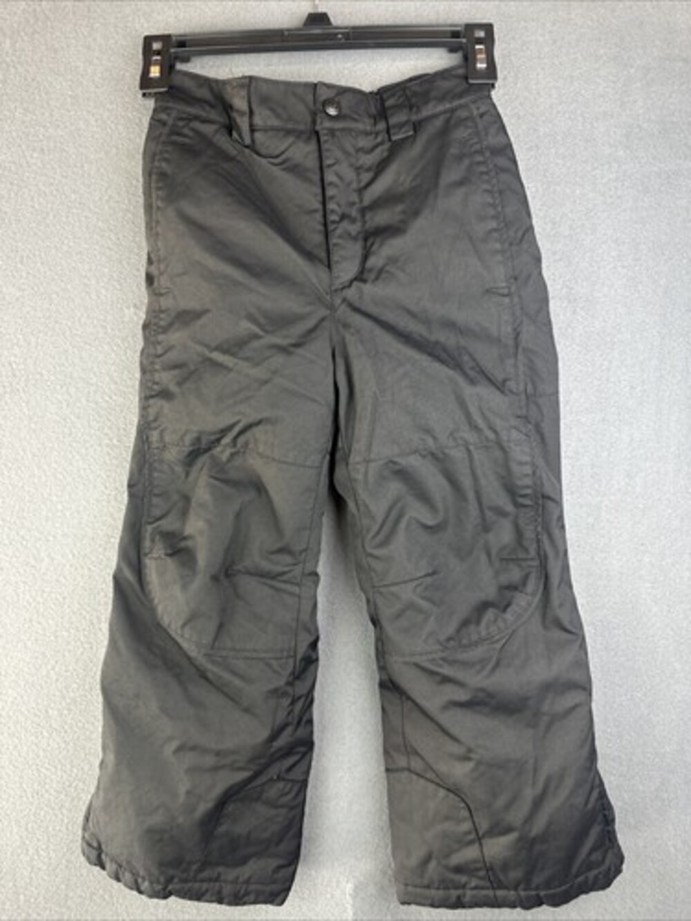 COLUMBIA Youth Ski Pants Sz 6/7 Insulated VERTEX Snow Winter Black HIGH QUALITY!